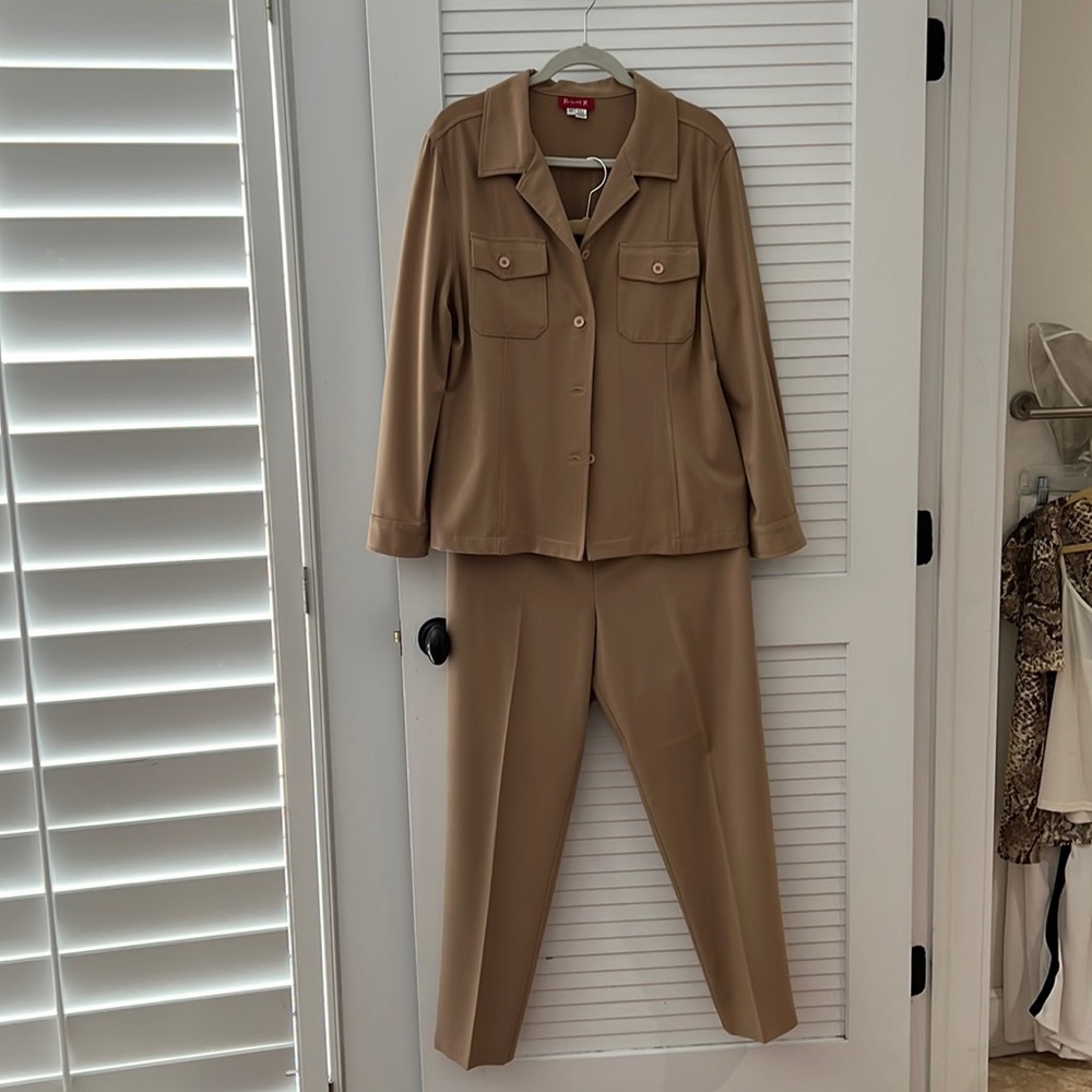 Margaret M blazer and pant set